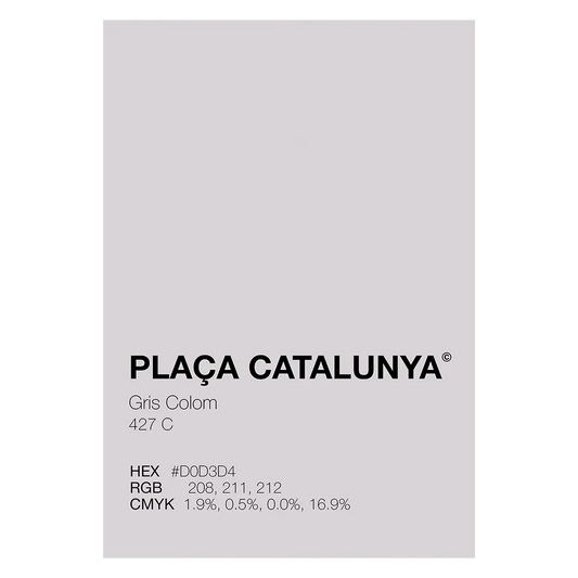 Camiseta Color Plaça Catalunya
