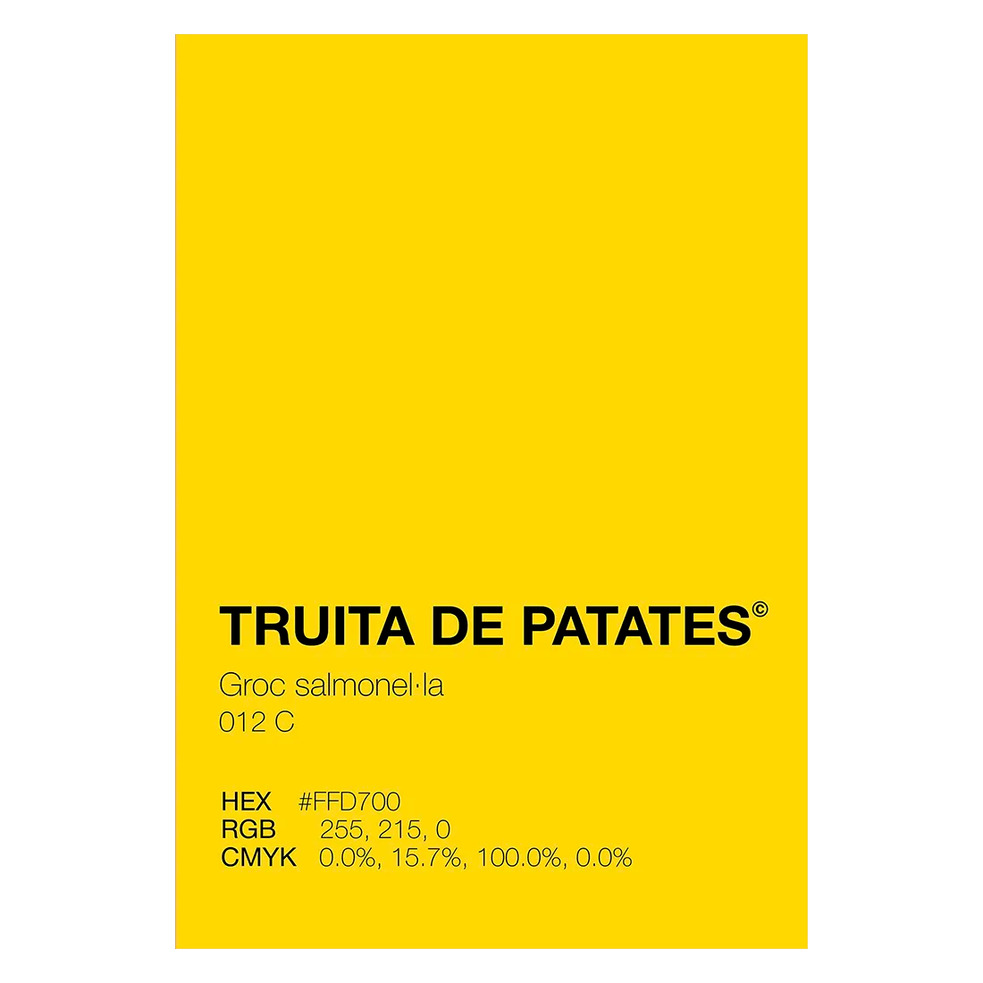 Camiseta Color Truita de Patates
