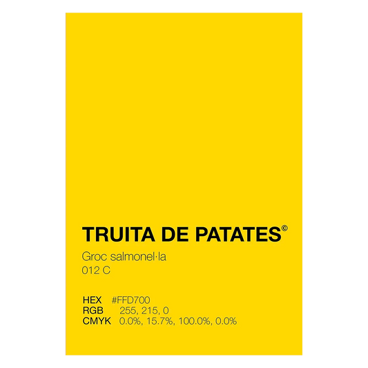 Camiseta Color Truita de Patates